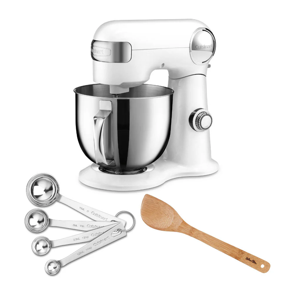 Cuisinart Precision Master 5.5-quart Stand Mixer with Fry Spatula and Spoons