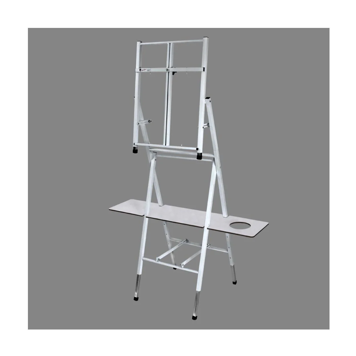 Bob Ross 2-in-1Floor Standing Tabletop Studio Easel - 4 Legged Metal (White)