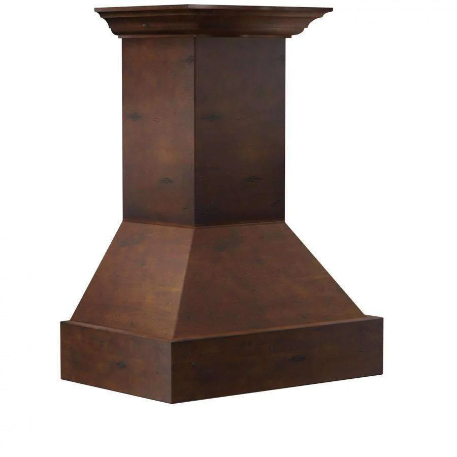 ZLINE 36-Inch Wooden Wall Range Hood with Crown Molding and 700 CFM Motor (355VV-36)