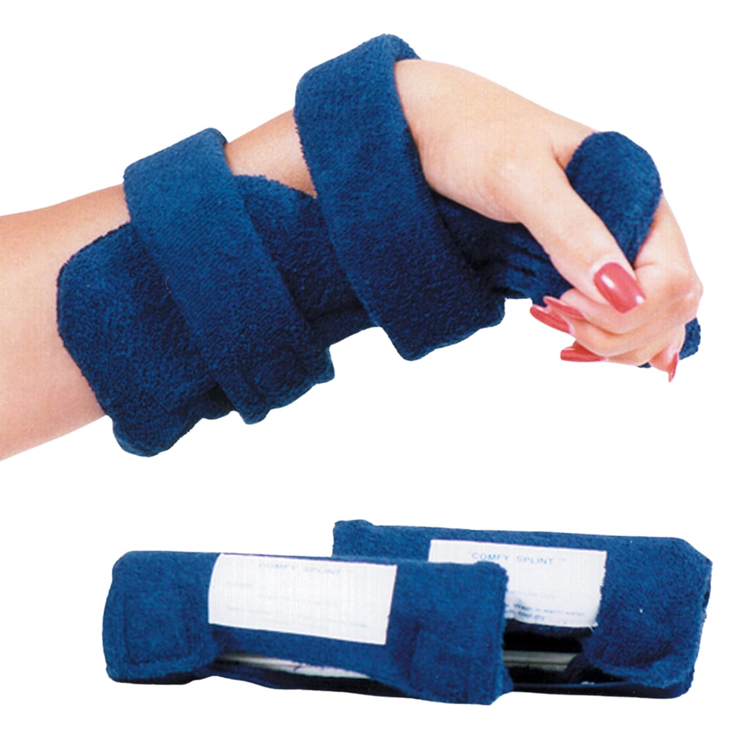 Terrycloth Comfy Finger Extender, Adult Medium, Navy Blue