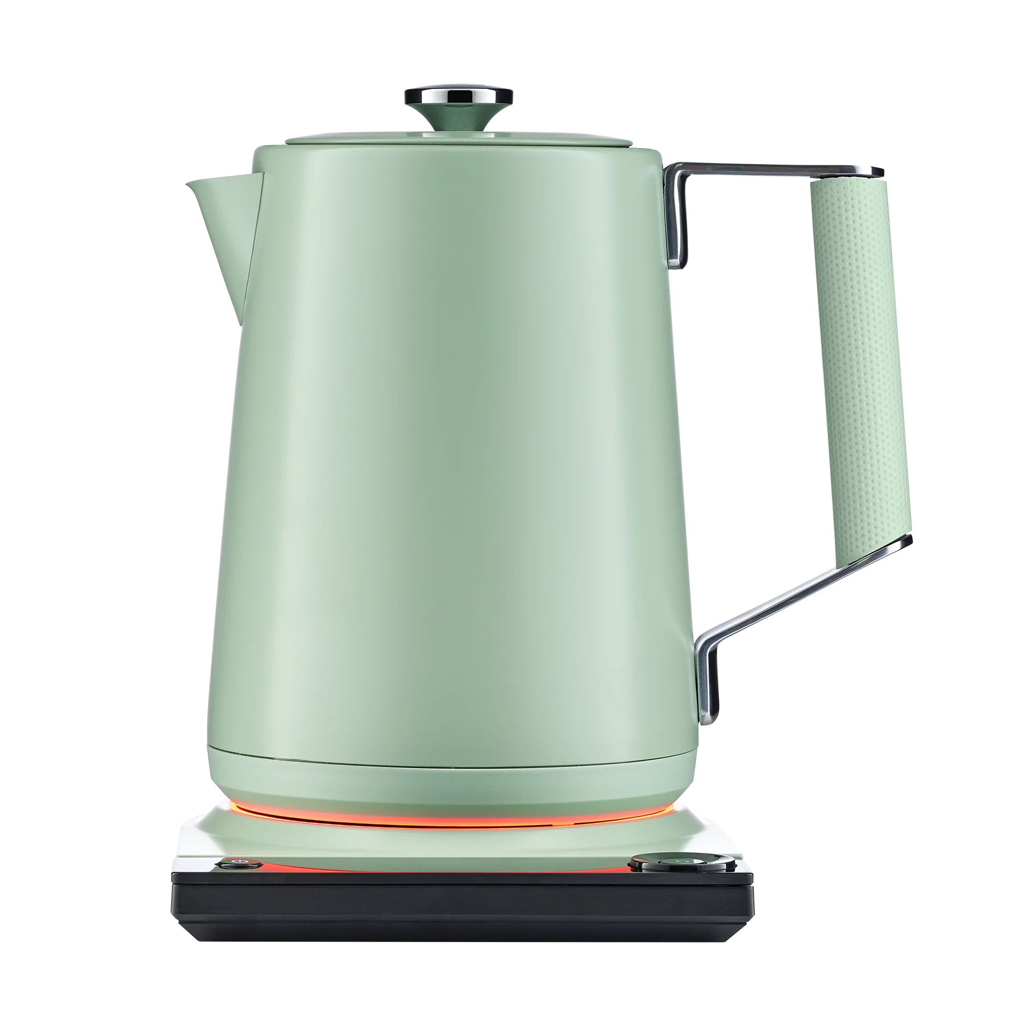 SAKI Luna Pro Variable-Temperature Electric Kettle 1.75 L, 6 Presets & 0-120 min Keep-Warm, Plastic-Free 304 Stainless, Altitude-Calibrated LCD, 1500 W Fast-Boil Auto Shut-Off