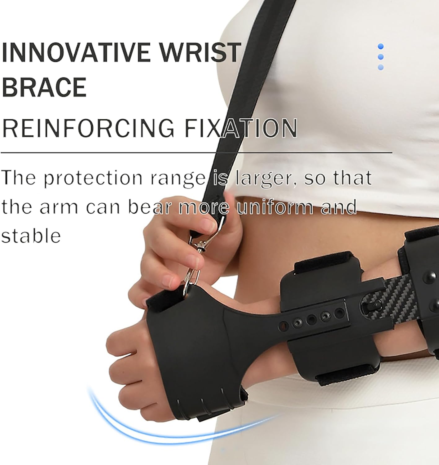 Hinged ROM Elbow Brace, Adult Post Op Elbow Immobilizer Brace with Sling Stabilizer, Arm Injury Recovery Elbow Splint for Dislocated Arm Ligament and Tendon Repairs