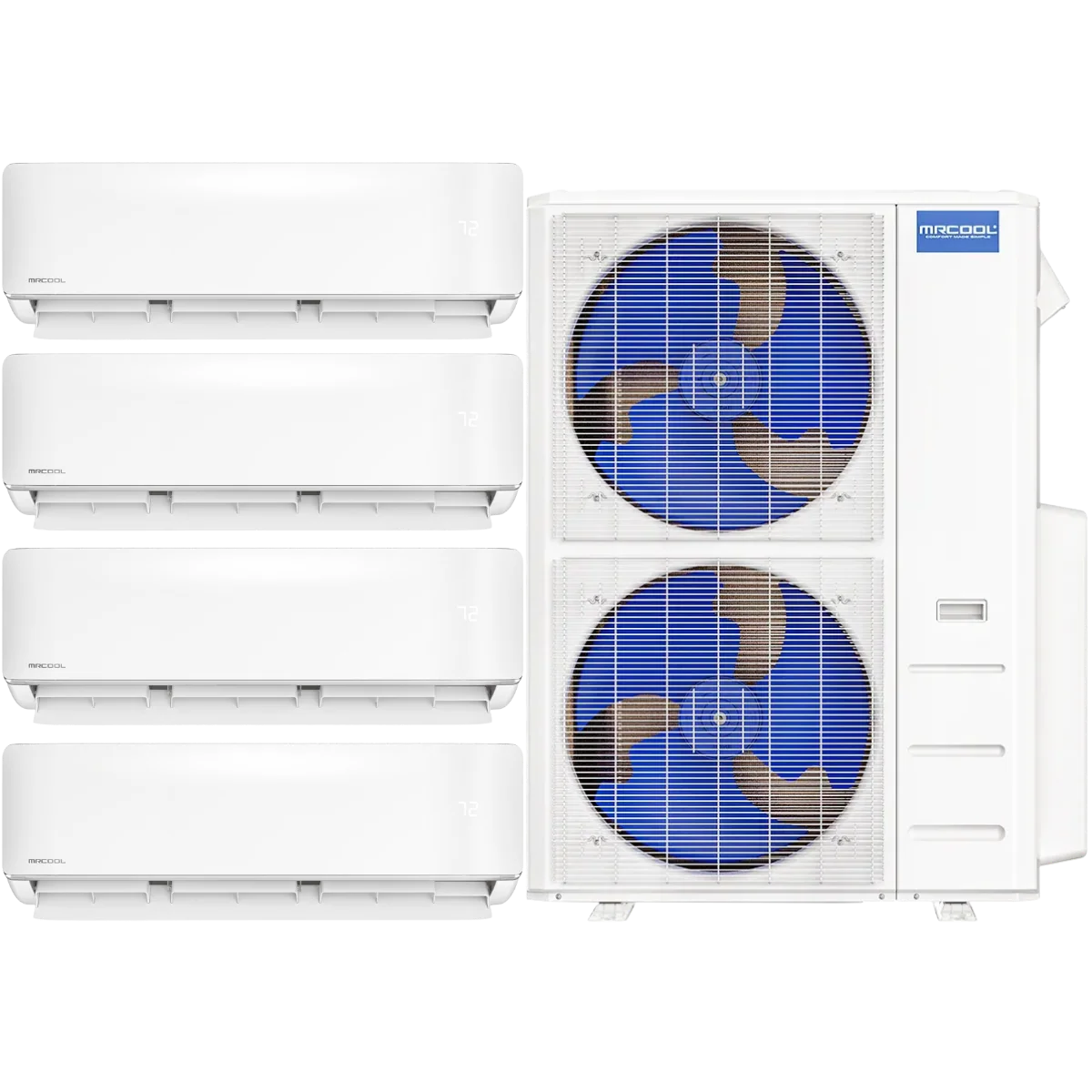 MRCOOL DIY 5th Gen 36,000 BTU Quad-Zone Mini Split 9k + 9k + 9k+ 9k