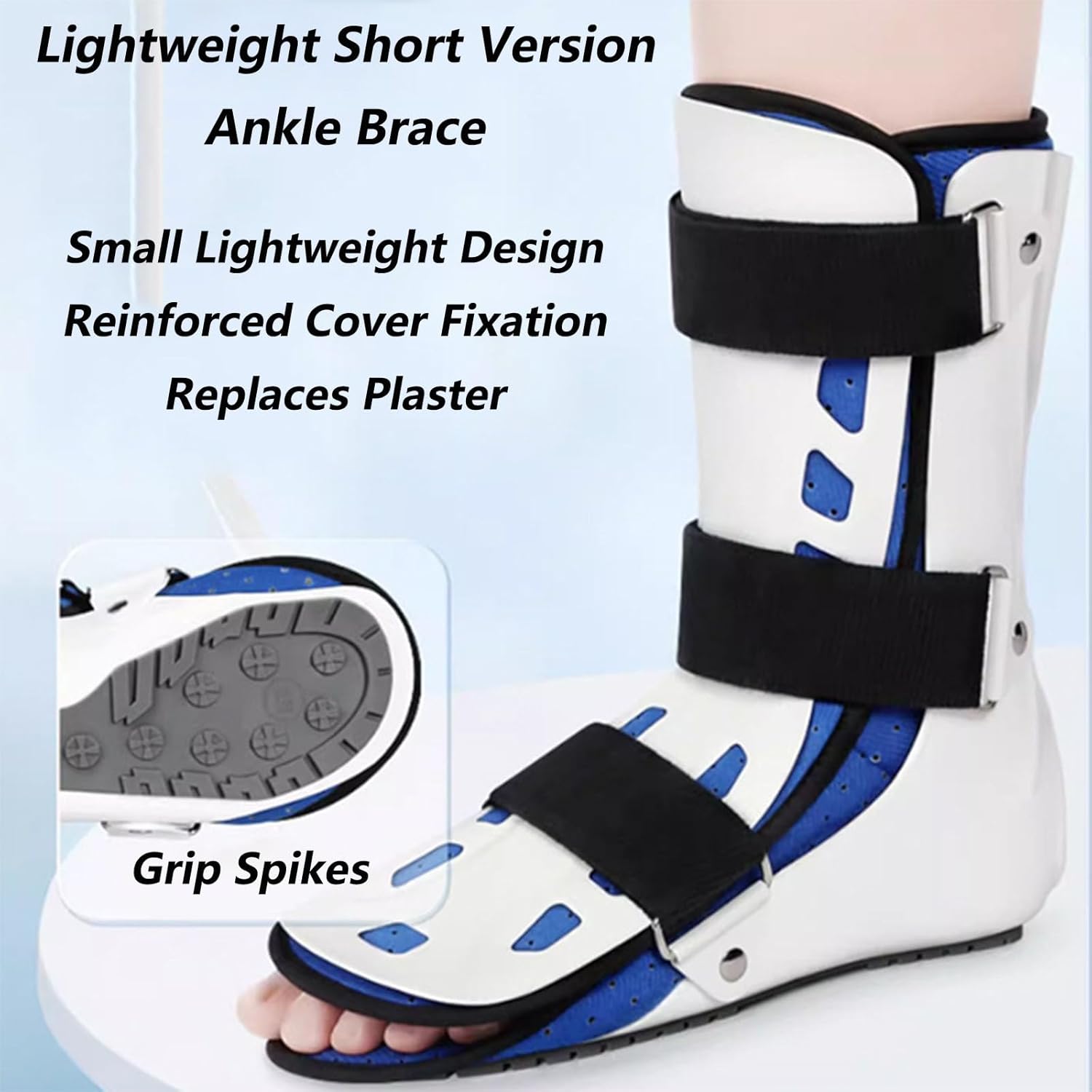 SFKLYU Adjustable Leg Support Brace After Surgery Foot Fixation Brace Night Splint for Achilles Tendonitis, Foot Pain, Heel Spur, Calf Stretching,Left