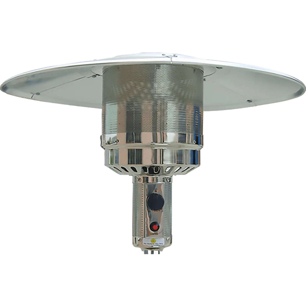 Hanover 48,000 BTU Steel Umbrella Propane Patio Heater - Hammered Bronze