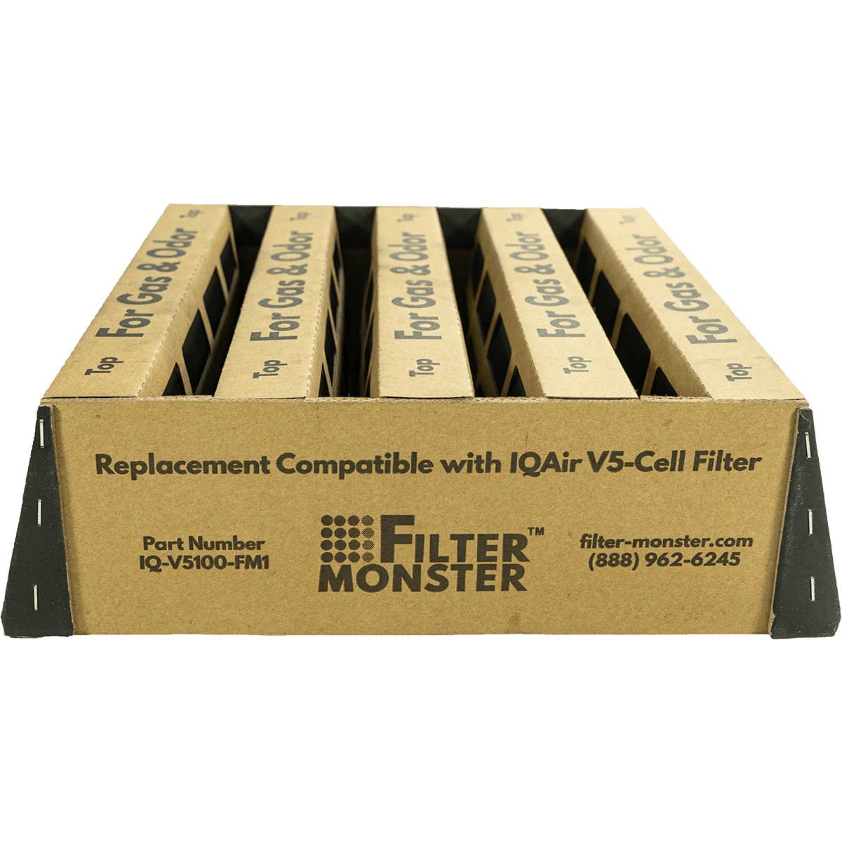 Filter Monster V5100 Replacement Activated Carbon Filter (Comparable to IQAir™  V5-Cell™ for HealthPro™ Series)