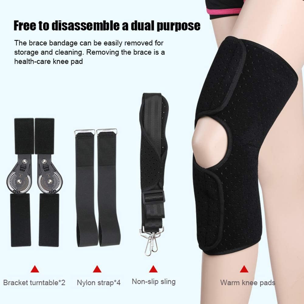 Knee Orthosis, Knee Splint，Knee Support Brace Sports Protector Leg Sleeves for Knee Stability, Recovery Aid, Tendonitis Pain Relief, Ligament Support, Hyperextension