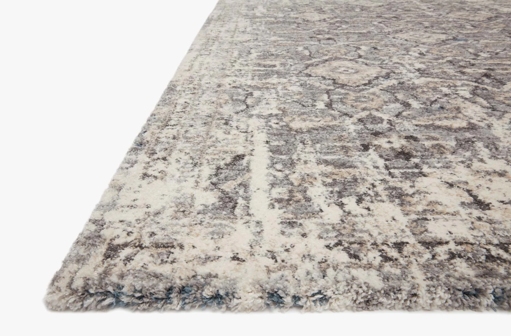 Loloi Theory Collection - Transitional Power Loomed Rug in Natural & Grey (THY-03)