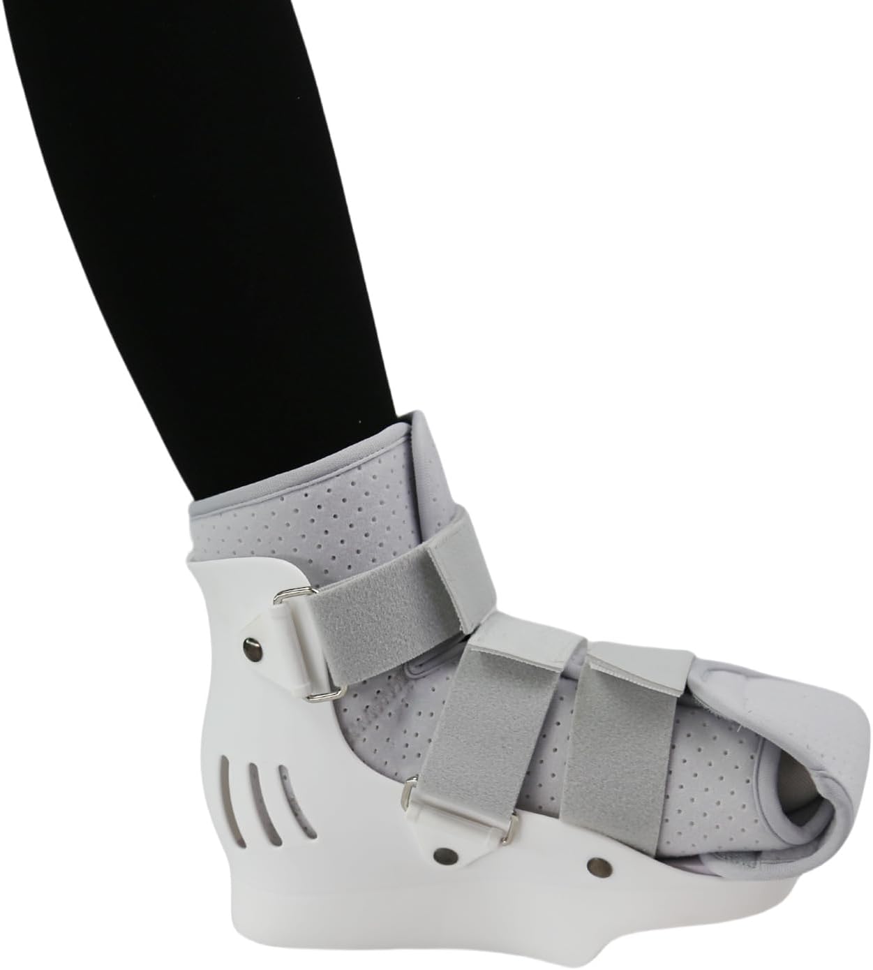 Ankle Stabilizer Brace, Adjustable Leg Support Brace, Sleeping Drop Foot Support Suitable for Bone Fixation Or Support in Case of Fracture,Right,L-Left-Large