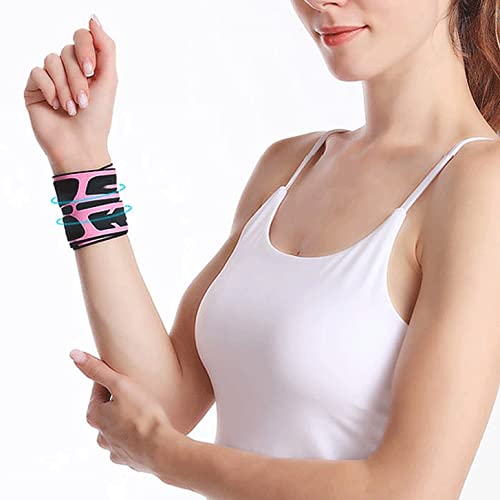 Sports Wrist Compression Wraps Wrist Support Brace Strap for Fitness Weightlifting Basketball Badminton Tennis