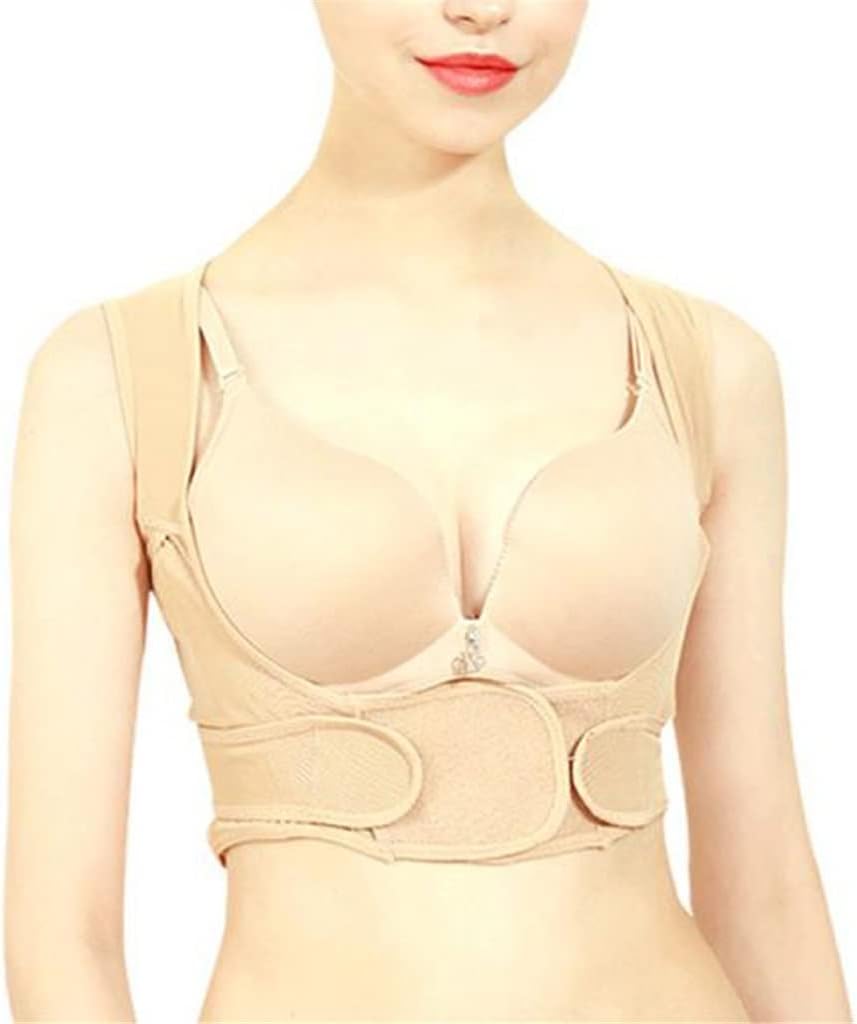 Posture Corrector Clavicle Spine Back Shoulder Lumbar Support Corset Correction Posture Orthopedic Belt Posture(Skin Color,S Code)