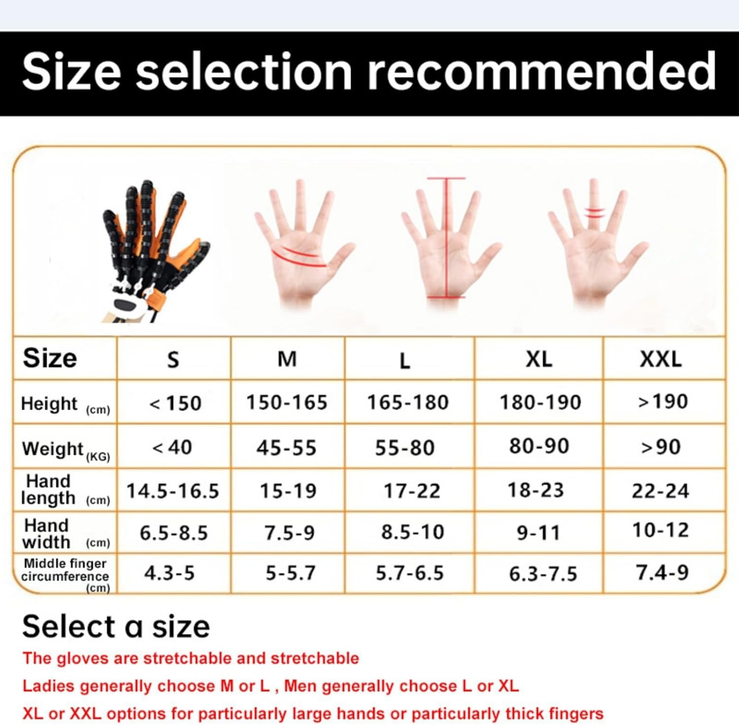 Rehabilitation Robot Gloves, Hand Stroke Recovery Equipment with 4 Workout Modes and 9-Level Strength Adjustment, Rechargeable Convenient Finger Trainer