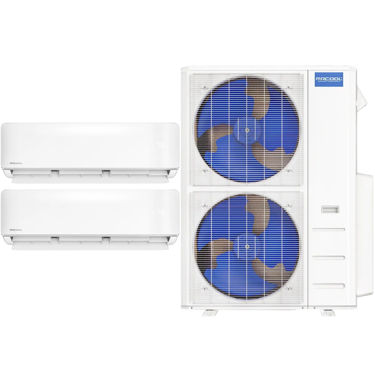 MRCOOL DIY 5th Gen 48,000 BTU Dual Zone Mini Split 24k+ 24k