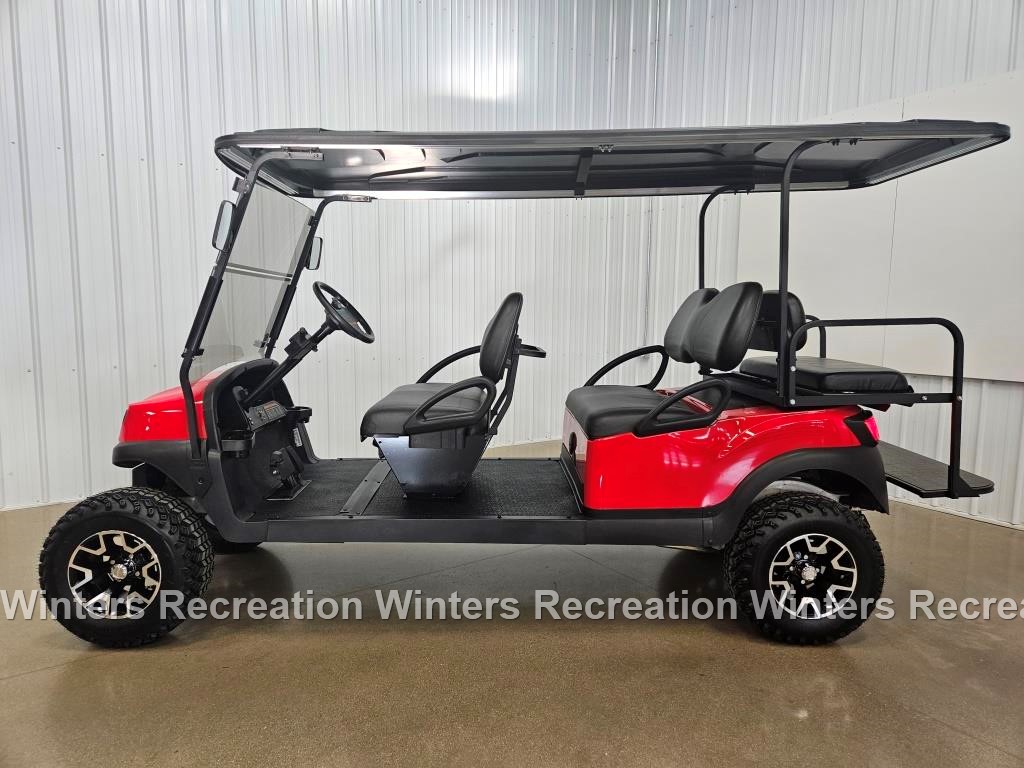 2021 Club Car Tempo Gas EFI STREET READY Golf Cart, Rally Red