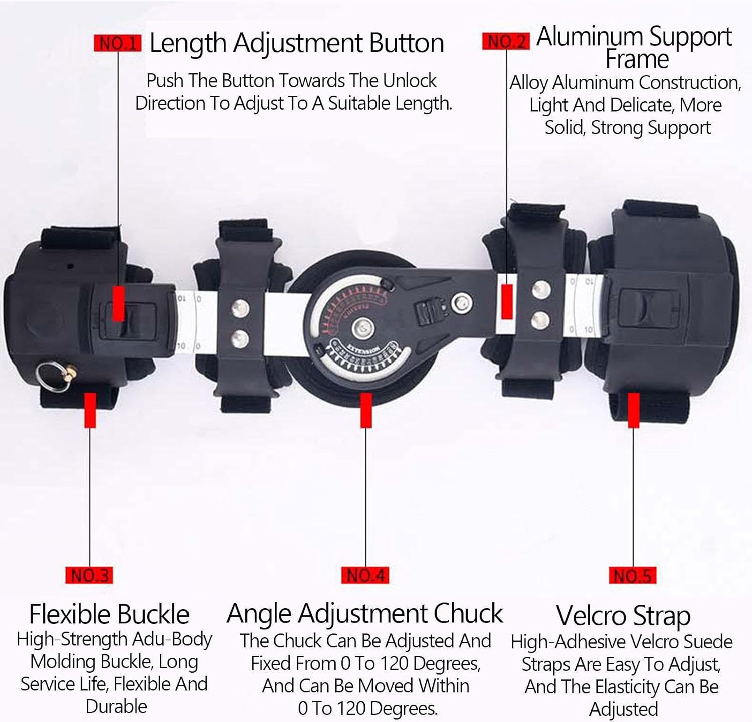 Hinged ROM Elbow Brace for Tendonitis,Adjustable Elbow Splint Immobilizer Fits All Unisex,Arm Injury Recovery Support Relief Pain,for Cubital Tunnel Syndrome and Ulnar Nerve Entrapment,Left