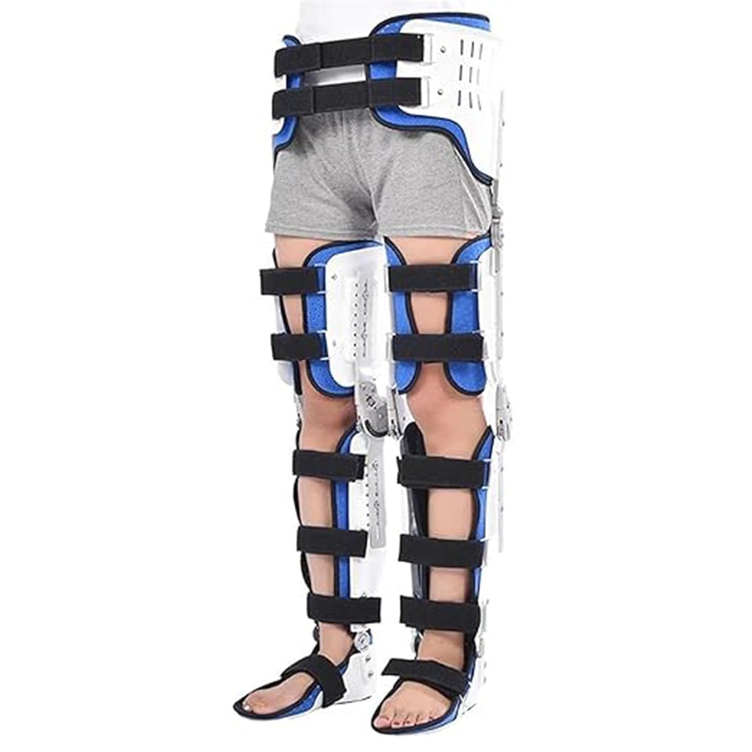 Hip Knee Ankle Foot Orthosis Braces, Knee Orthosis Brace, Thigh Ankle Fixed Limb Strap Joint Support Stabilizer Fixed and Safe Material Universal Size