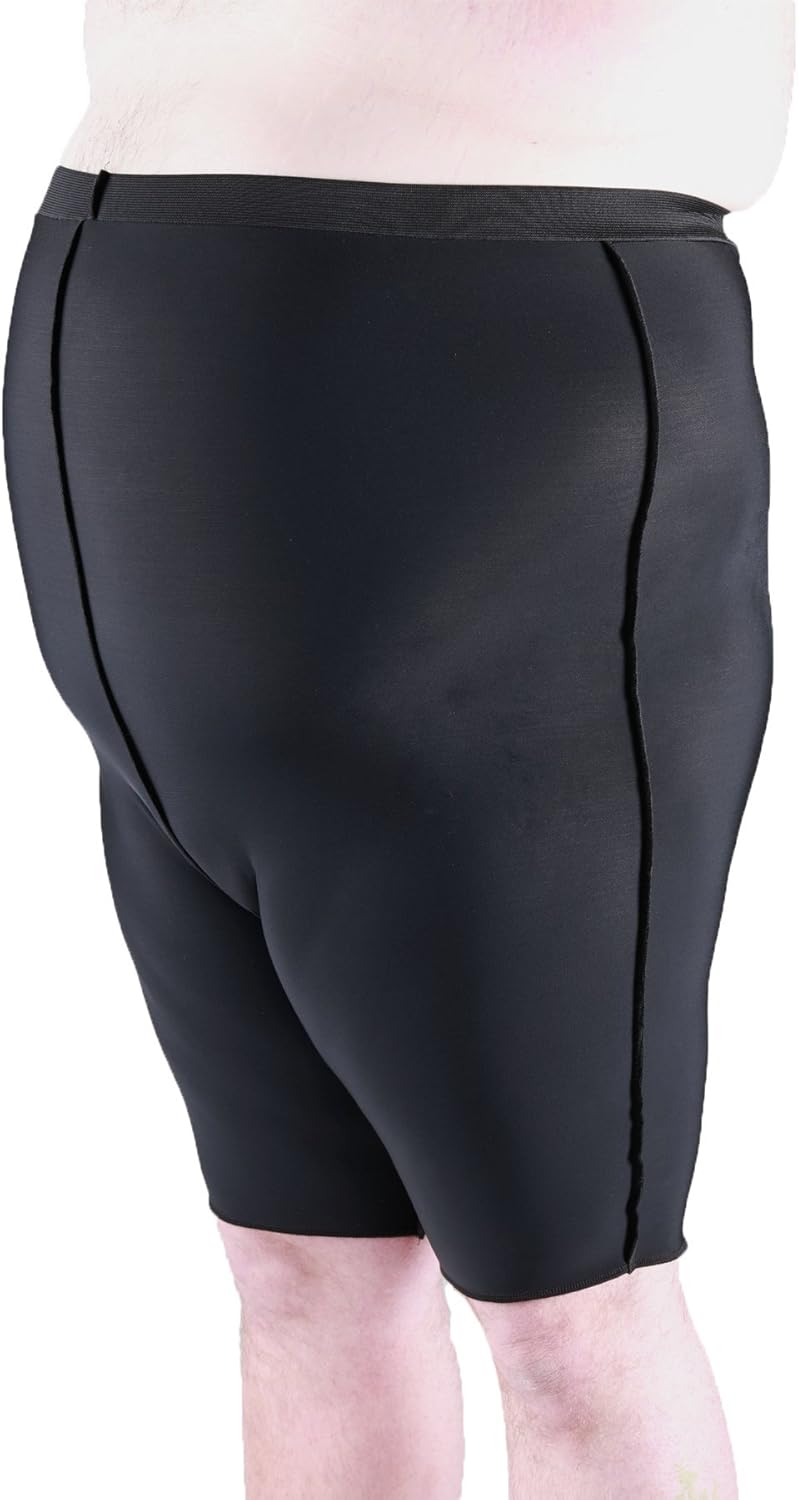 Sigvaris Lymphedema Compreshorts 10 15mmHg Max Black X Large Max 1304 cm