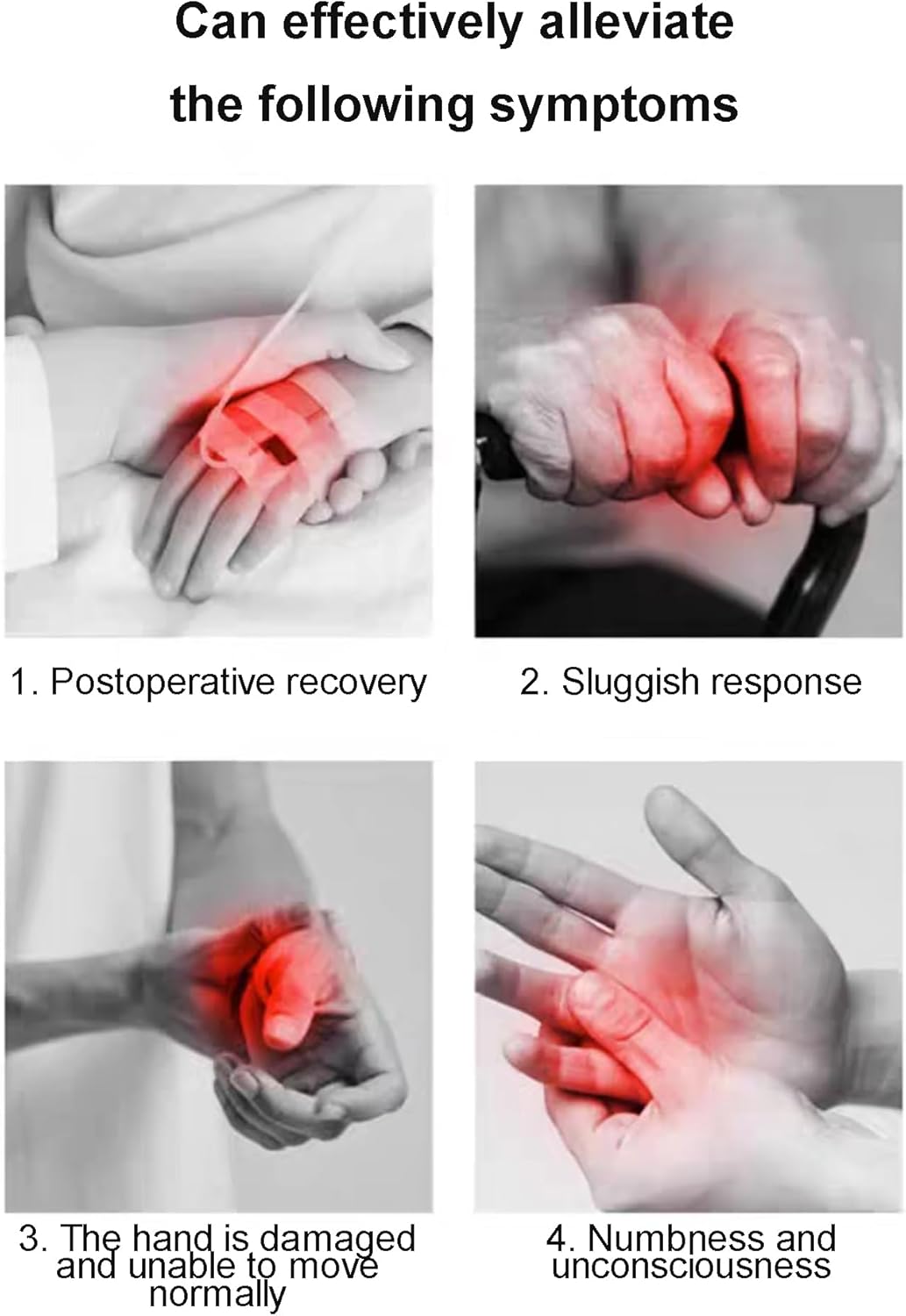 (Left & Right) Both Hand Rehabilitation Robot Gloves, Stroke Hemiplegia Dementia Fingers Recovery Massage, Hand Strengthening Device