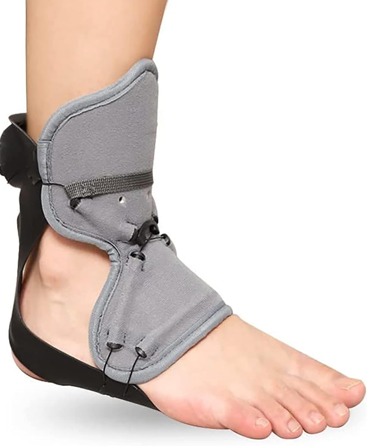 Drop Foot Brace, AFO Ankle Fixation Device, Bionic Foot Structure, Adjustable Foot Drop Brace Assist Strap, for Plantar Fasciitis, Arch Foot Pain, Achilles Tendonitis Support for (Right-XL