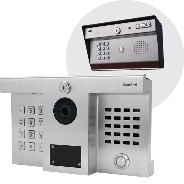 DoorBird IP Video Door Station D1812, Hybrid Upgrade For Installations Of Doorking 1812 Classic And Plus in Stainless Steel V2A