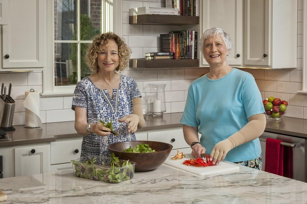 JOBST Bella Strong Ready-to-Wear Glove, 20-30 mmHg, Beige, SZ 2