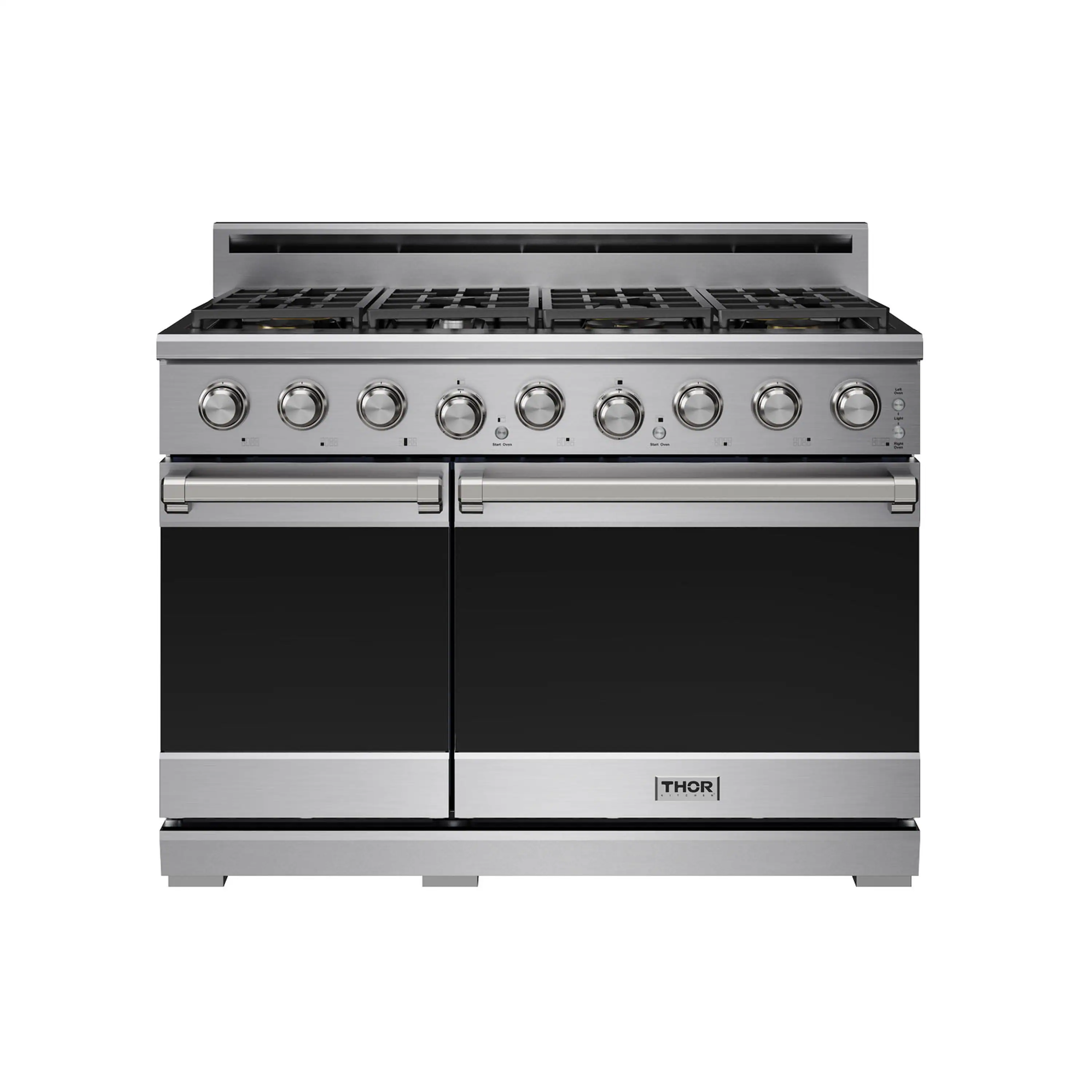 Thor Kitchen 48-Inch Professional Liquid Propane Gas Range in Stainless Steel (XRG48ELP)