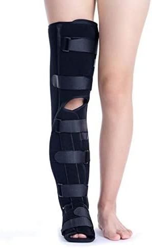 Knee Braces for Knee Pain Arthritis Ankle Brace, Leg Brace Foot Drop Splint Joint Support Calf Support Strap Ankle Fracture Dislocation Ligament Fixation Bandage Orthotic, Men Women (Size : S)