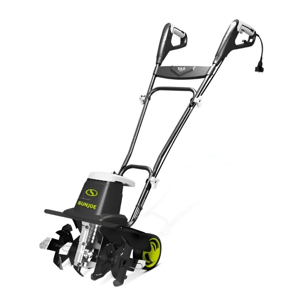 Sun Joe TJ604E 16 Inch Electric Garden Tiller and Cultivator with 6 Steel Tines