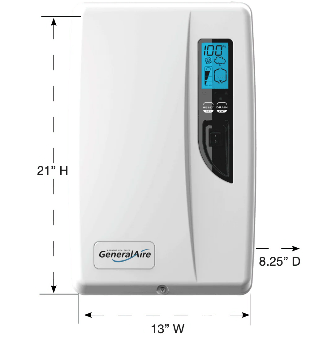 General Aire 5500 Whole House Steam Humidifier For Up To 5,500 Sq. Ft.