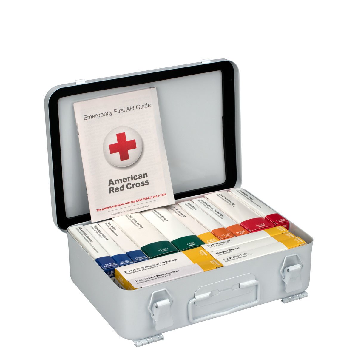 First Aid Only Unitized Ansi Compliant Class A Type Iii First Aid Kit For 25 People, 84 Pieces, Metal Case