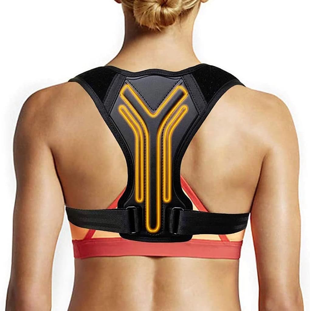 Straighten Posture Corrector for Back Belt Prevent Slouching Straps Clavicle Support Brace for Women Men(M)
