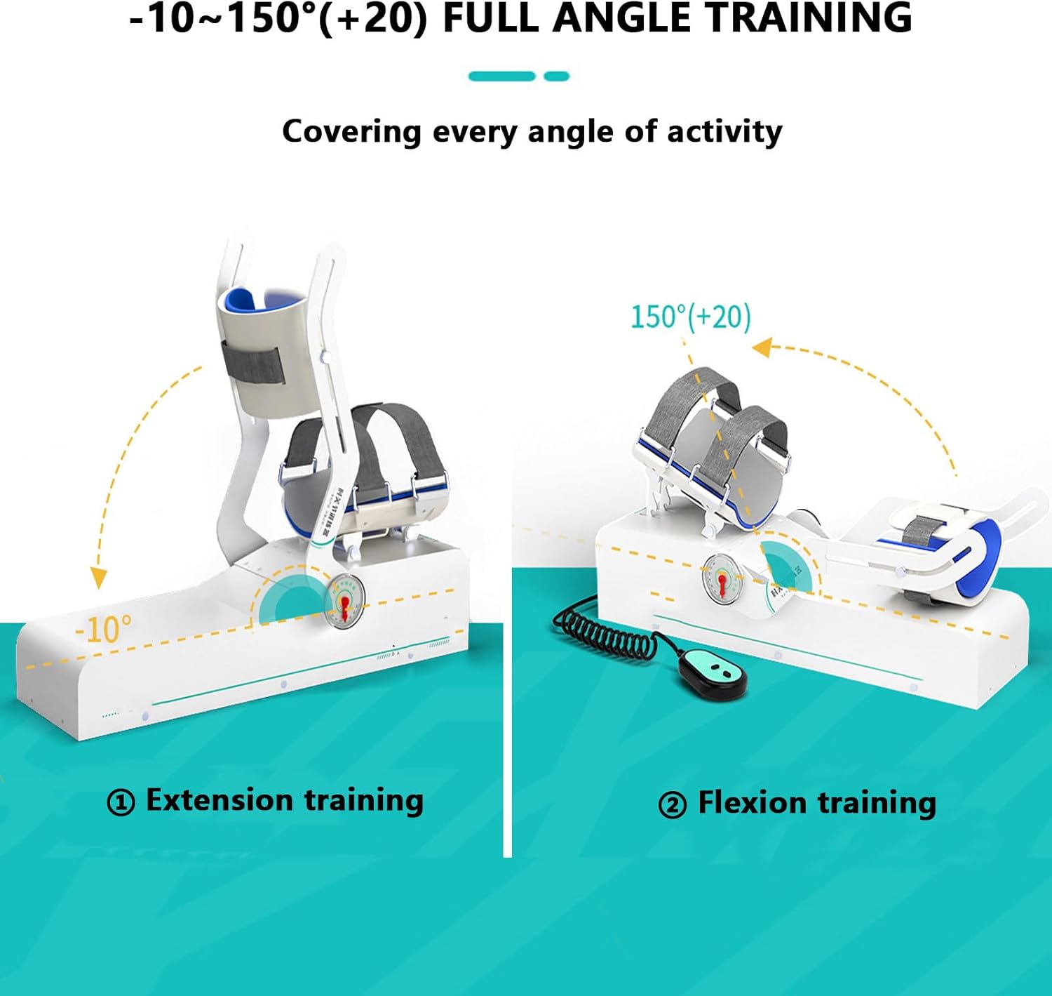 Electric Elbow Joint Rehabilitation Device,Elbow Brace Arm Exerciser,-10°~150° Adjustable Post Op Elbow Brace Stabilizer Splint,for Arm Fracture