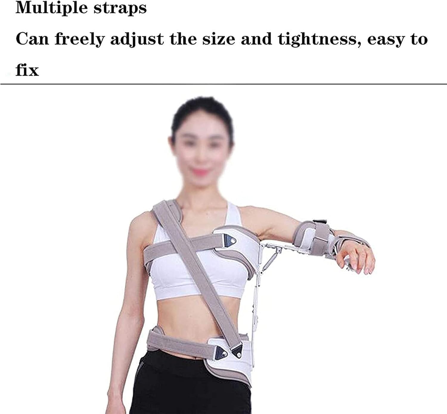 Shoulder Abduction Sling Elbow Protection and Stability Helps Support Raise Arm Rehabilitation Surgery Dislocated Strains Tears Injury Support Shoulder Abduction Immobilizer