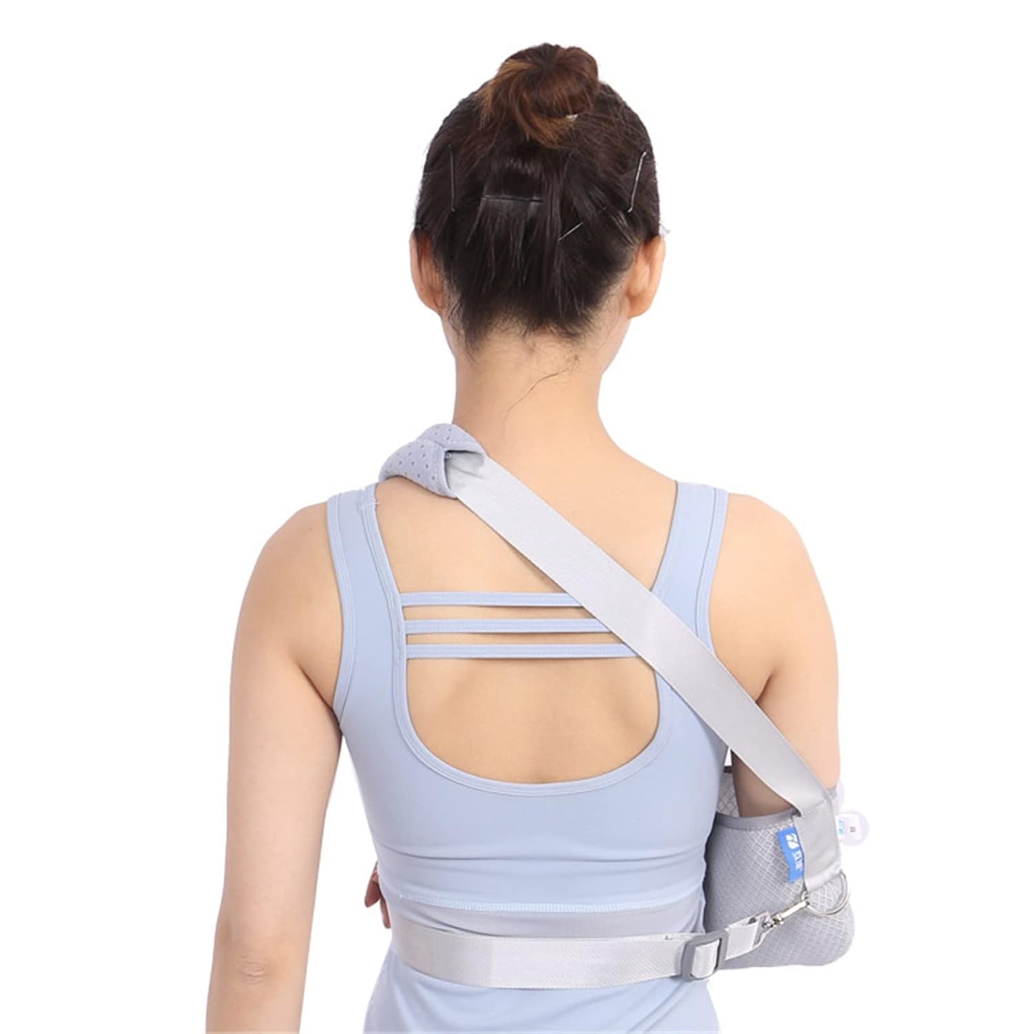 Arm Sling Shoulder Sling Lightweight Breathable Wrist Elbow Support Dislocation Fracture Sprain And Broken Arm,M