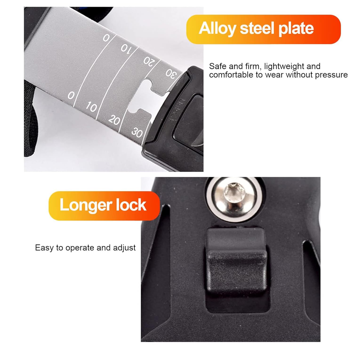 Adjustable Hinged Elbow Brace Stabilizer with Padded Strap Retainer and Double Adjustment Clamps for Arm Injury Recovery Support (Right Hand)