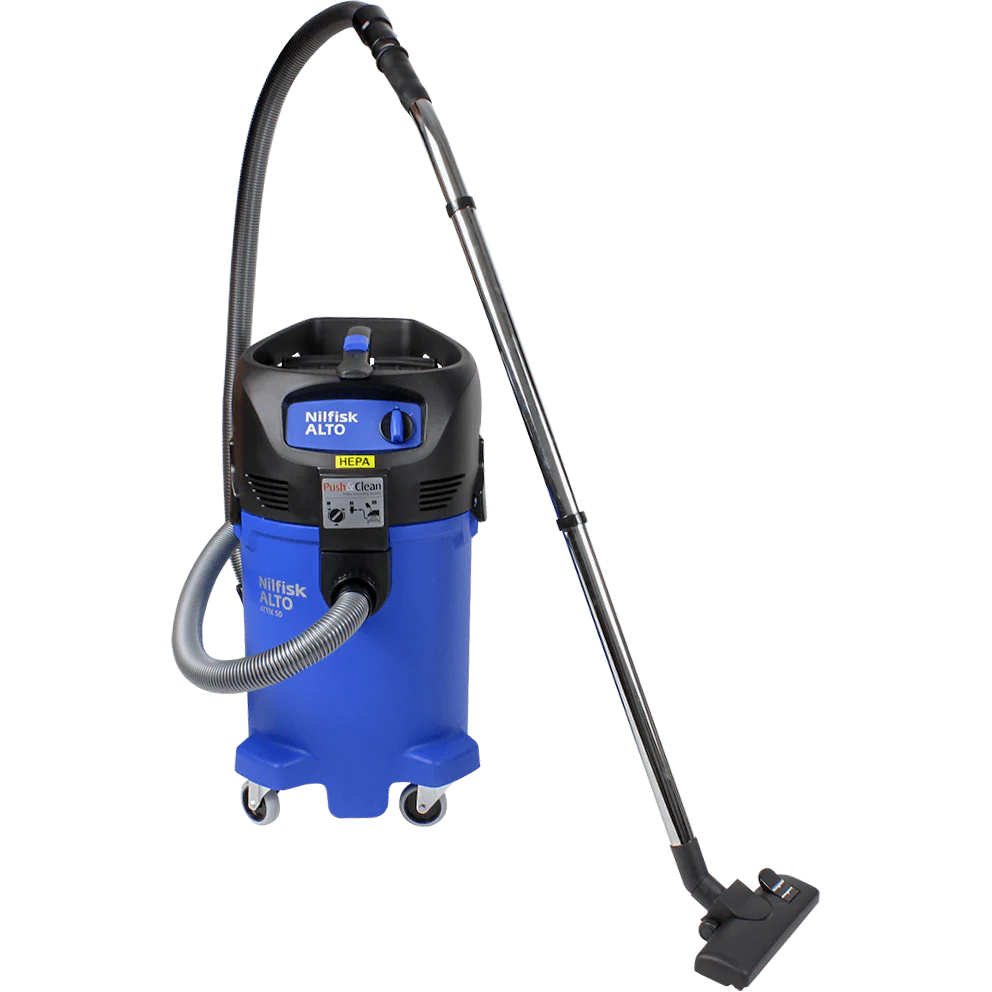 Nilfisk Attix 50 12-Gallon Wet/Dry Canister Industrial Vacuum