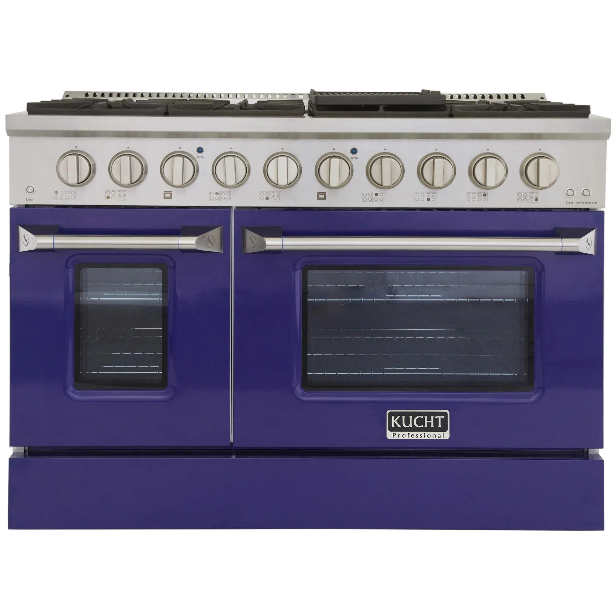 Kucht 48-Inch Propane Gas Range with 6.7 Cu. Ft. Oven & Grill/Griddle in Blue (KNG481/LP-B)