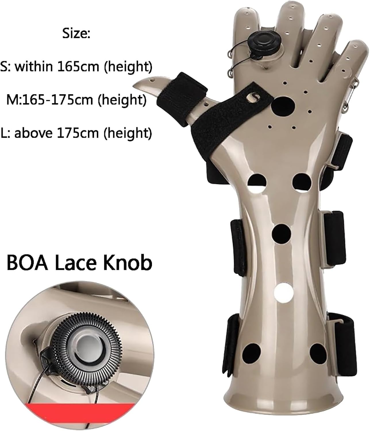 Wrist Orthotic Splint, Adjustable Resting Hand Fingers Splints for Flexion Contractures, Relaxed State Support, Supportive Brace for Correction, Comfort and Pain Relief