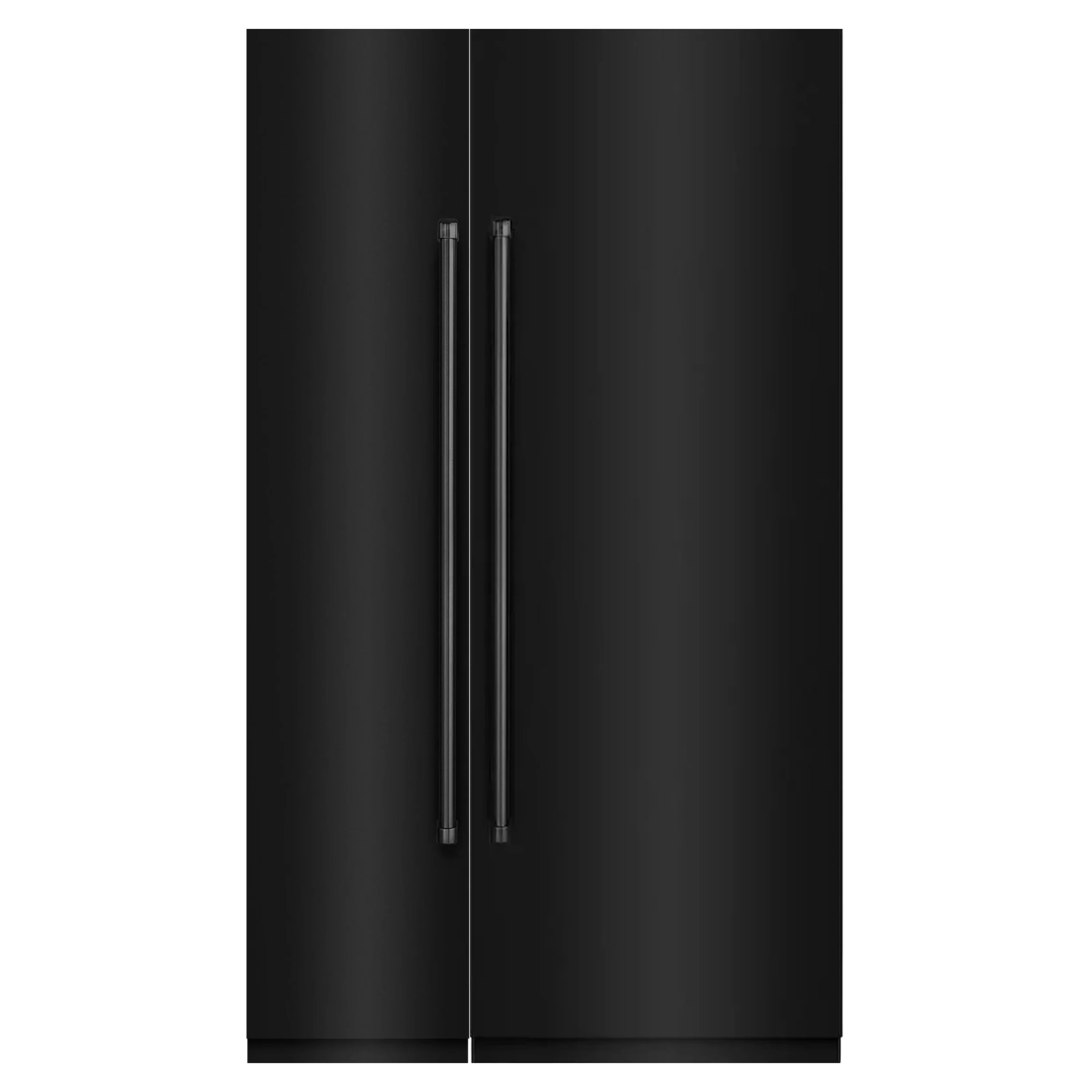 ZLINE 48-Inch Column 16.7 Cu. Ft. Refrigerator and 8.6 Cu. Ft. Freezer in Black Stainless Steel