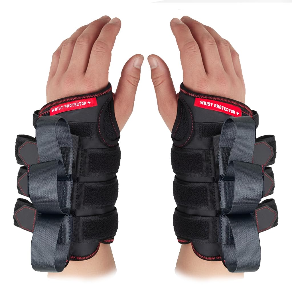 Right & Left Hands Free Pain Management Weightlifting Wrist Support for Gym - Adjustable Straps Brace Non-Slip Grip for Gym, CrossFit, Strength Workouts - Eliminate the Pain Embrace the Gain