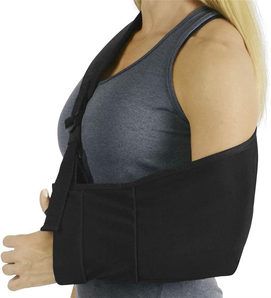 arm sling shoulder sling arm brace arm sling shoulder immobilizerZHANGDONGAdjustable Rotator Cuff and Elbow Support,Arm Sling for Left or Right Arm, Elbow Arm Support, for Post Op Elbow Fracture Rehab