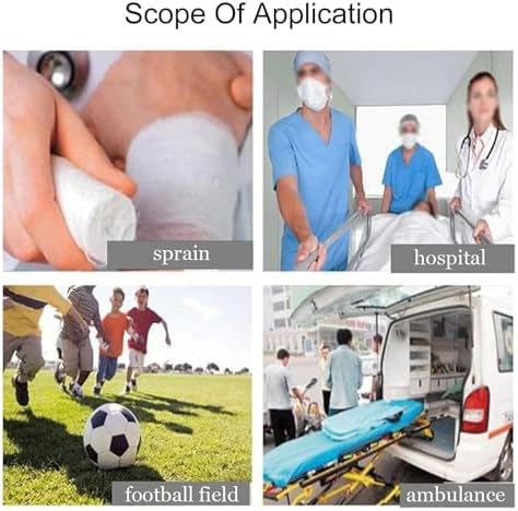 Waterproof Foldable Emergency Rescue Stretcher for Hospitals, Clinics, Home Use & Sports Venues - 8 Durable Handles for Quick Response & Easy Transport