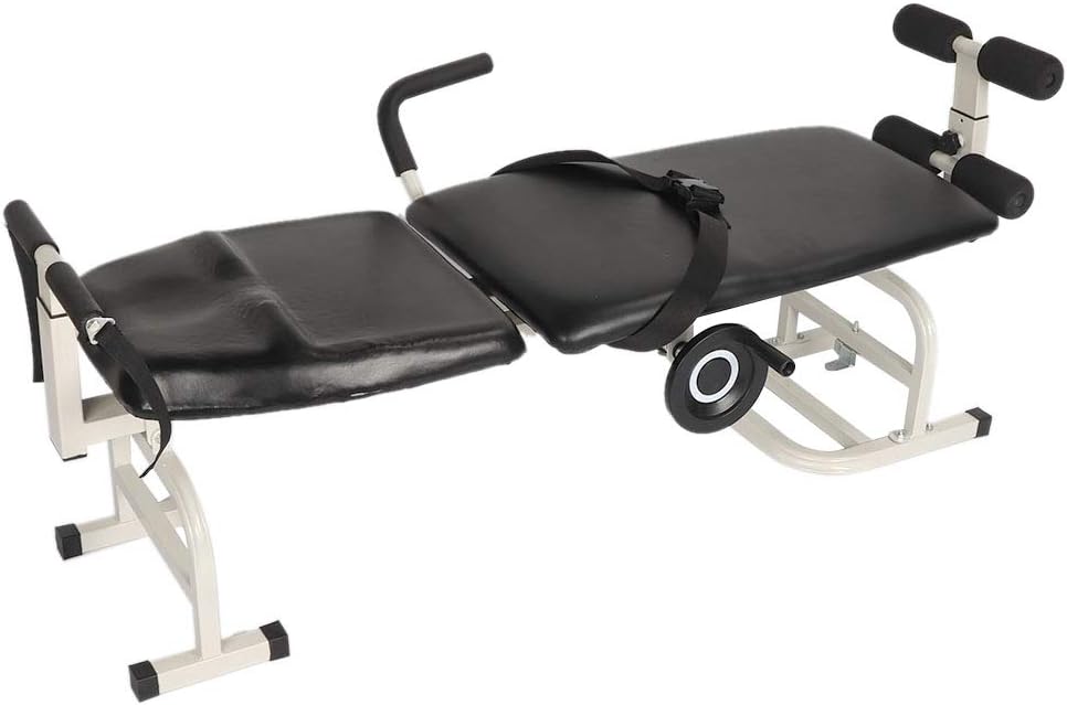 ZJchao Stretch Bench, Body Stretching Device Cervical Spine Lumbar Traction Bed Table Massage Tool Home Use Inline Back Stretch Bench Traction Bed Body Stretching Device