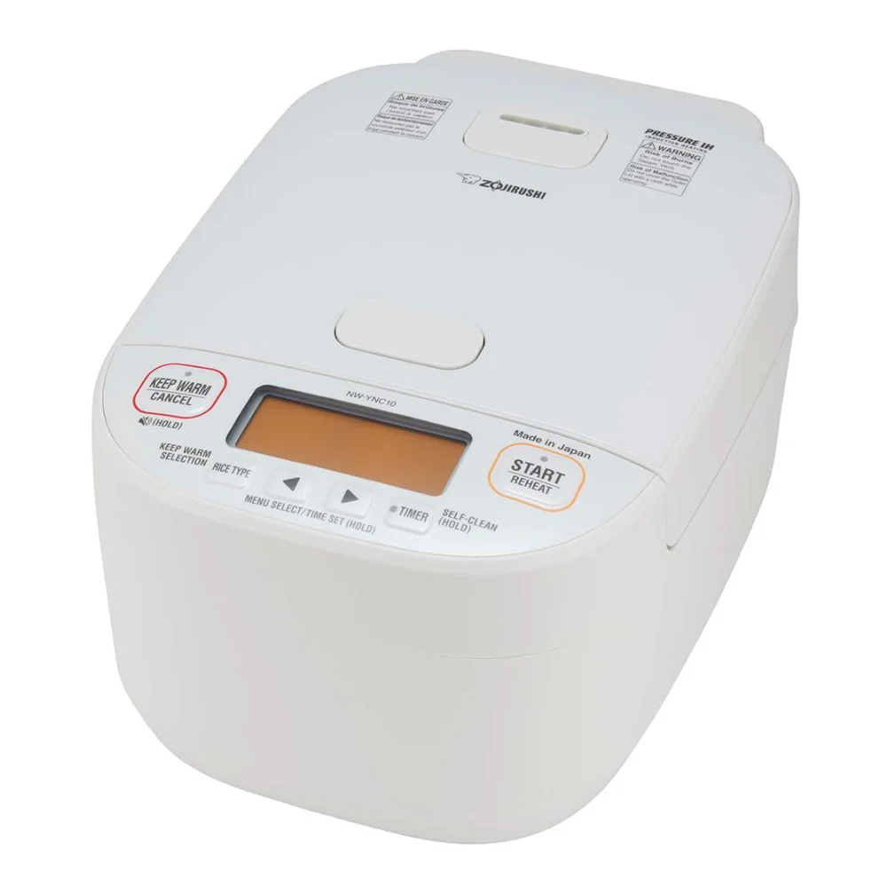 Zojirushi Pressure Induction Heating Rice Cooker and Warmer (5.5 Cup, White)