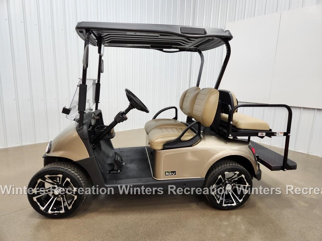 2020 E-Z-GO RXV Lithium Ion STREET READY Golf Cart, Almond