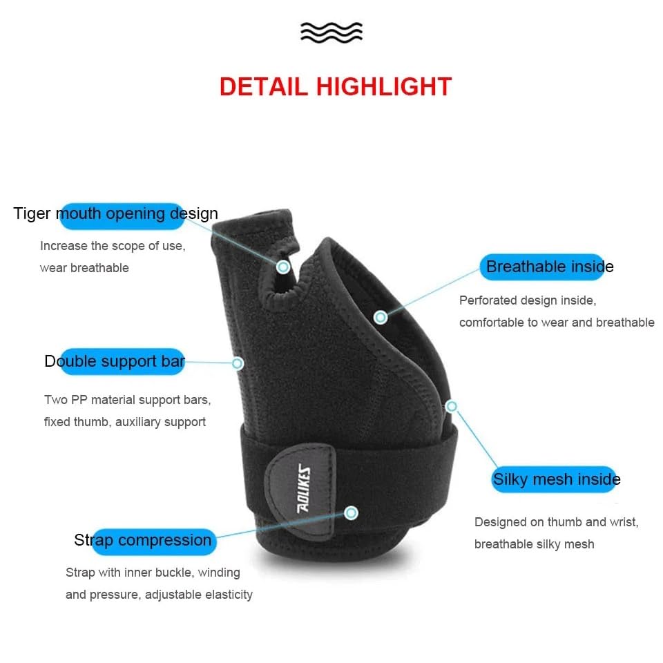 1PCS Wrist Brace Support Sprain Forearm Splint Band Strap Wristband Weight Lifting Gym Training Wraps