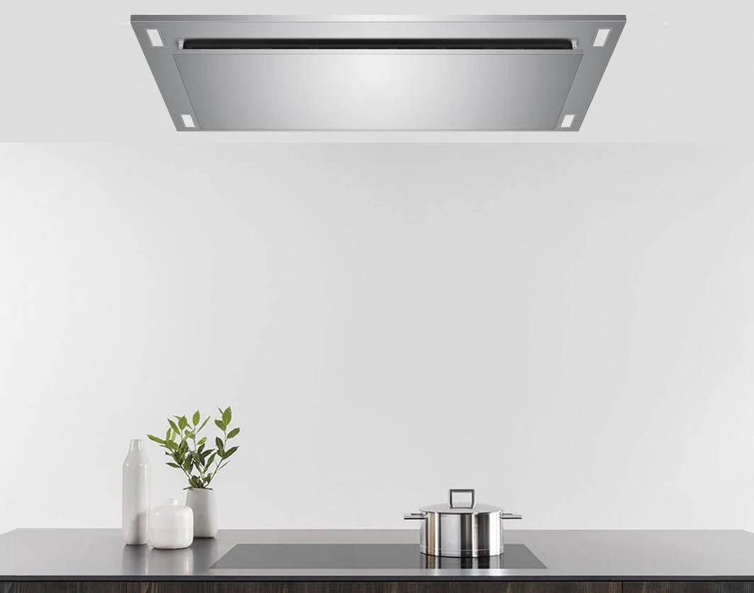 Victory Sunset 38.5-Inch 600 CFM Flush Ceiling Mount Range Hood in Stainless Steel (Sunset)