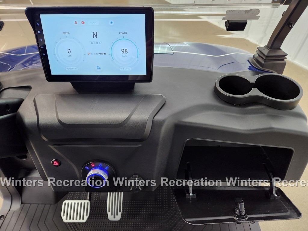 DEALER SPECIAL 2025 Denago Nomad XL Plus Lithium Ion Golf Cart, Blue