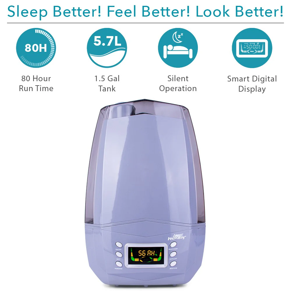 Air Innovations 1.5 Gal. Ultrasonic Cool Mist Humidifier