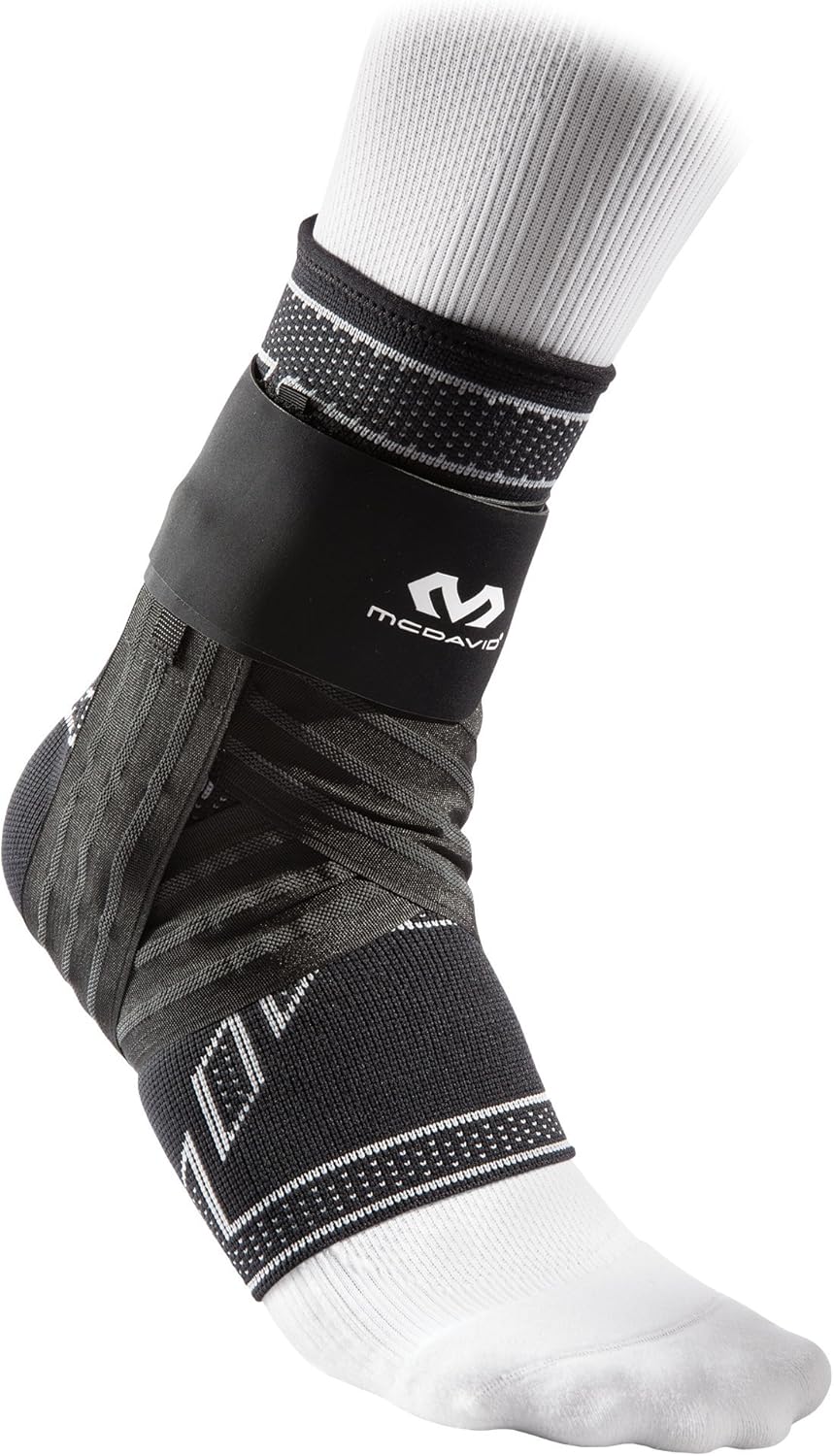 McDavid Elite Engineered Elastic Ankle Brace with Figure 6 Strap & Stays
